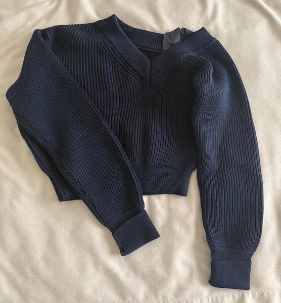 Women Jacquemus Sweater Navy 38 / M / 46