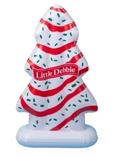 Little Debbie Christmas Tree Cake Airblown Holiday Lights 4.5 ft Inflatable