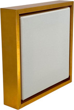 Elegant Gold Floater Frame for 16x16" Canvas - 1.5" Deep Design