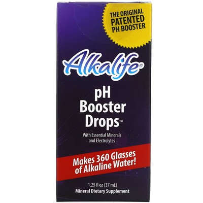 2 X Alkalife, pH Booster Drops with Essential Minerals and Electrolytes, 1.25 fl