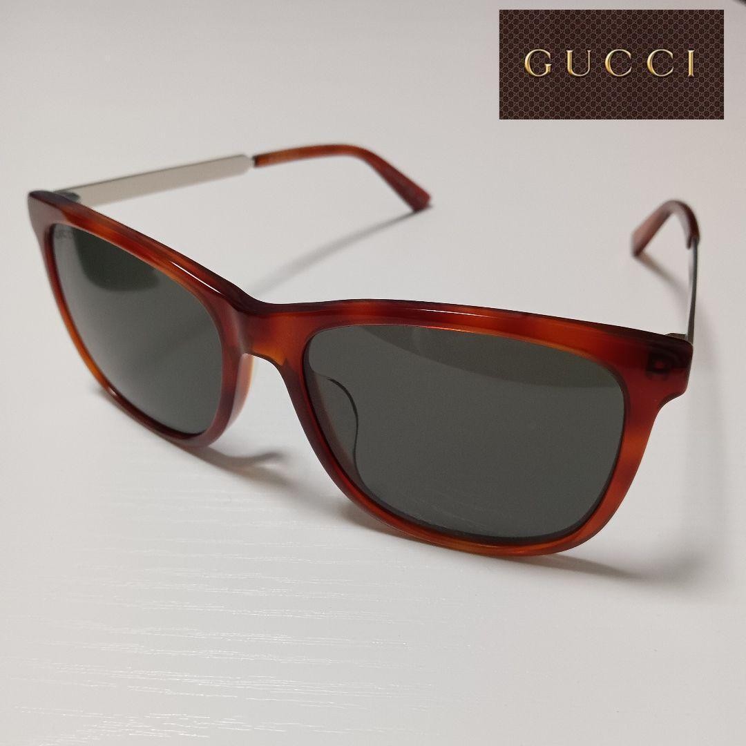 Gucci Sunglasses 0078SK Excellent condition Black lenses Tortoise pattern  shipp