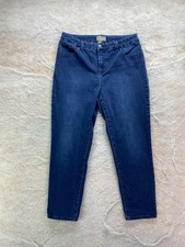 Chico's Fabulously Slimming Womens Size 2 Medium Wash Mid Rise Ankle Jeans
