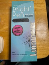 Lumineux Bright2 Pen Stain Repellent Teeth Whitening .068 fl oz Sealed Exp 01/26