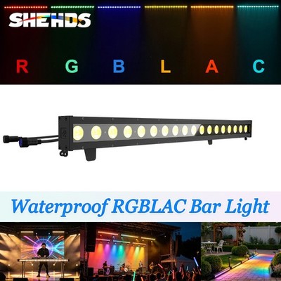 SHEHDS IP65 LED RGBLAC Wall Wash Bar Light DMX Party Disco Stage Show Lighting
