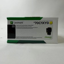 New Lexmark 70C1XY0 Yellow Toner Cartridge New sealed