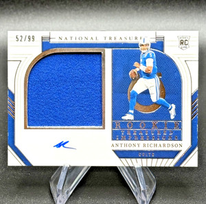 Anthony Richardson 2023 National Treasures Rookie Treasured Impressions /99 AUTO
