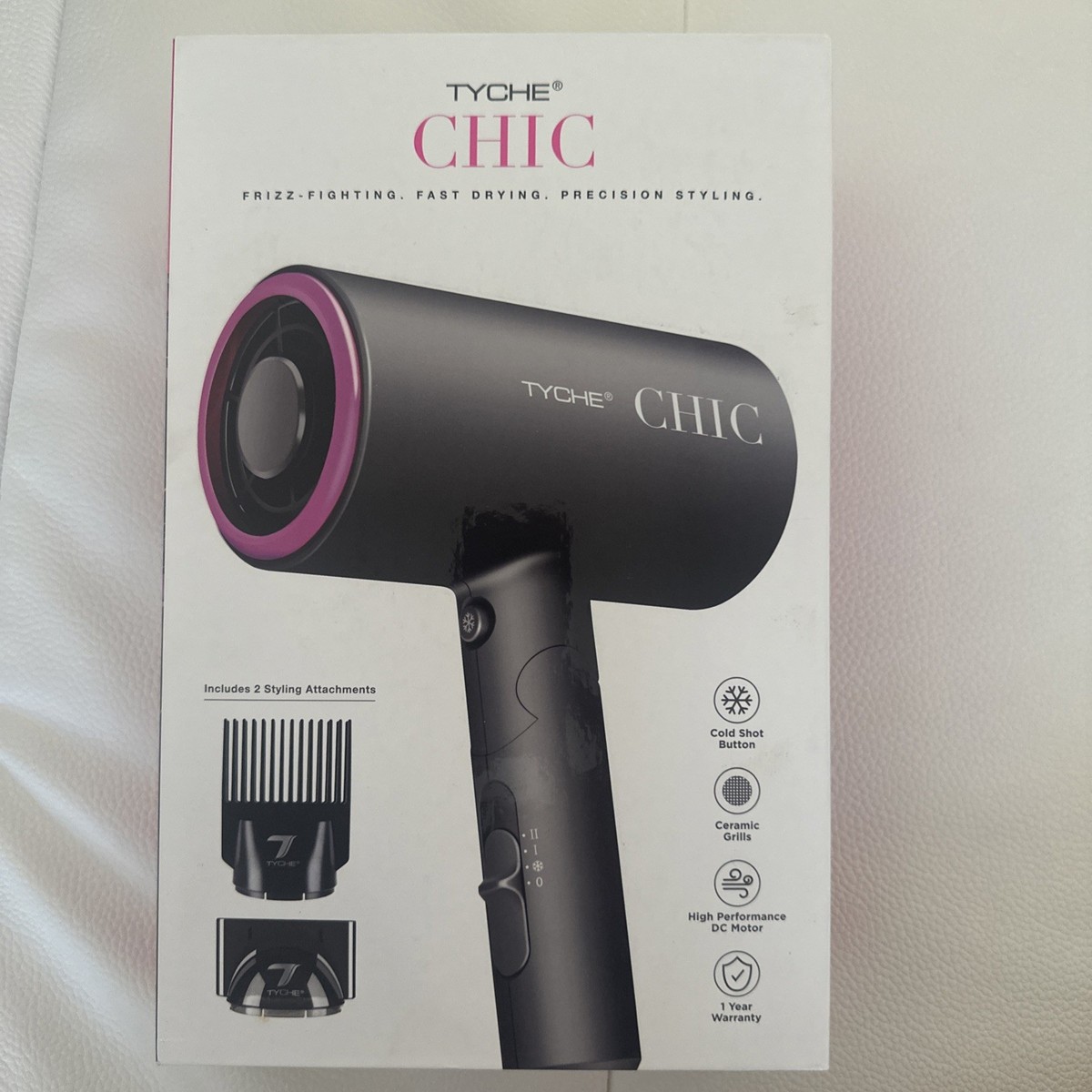 tyche chic Frizz Fighting Fast Drying Precision Styling