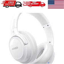 Lightweight Wireless Bluetooth Headphones with Mic, 65H Playtime  6 EQ Modes