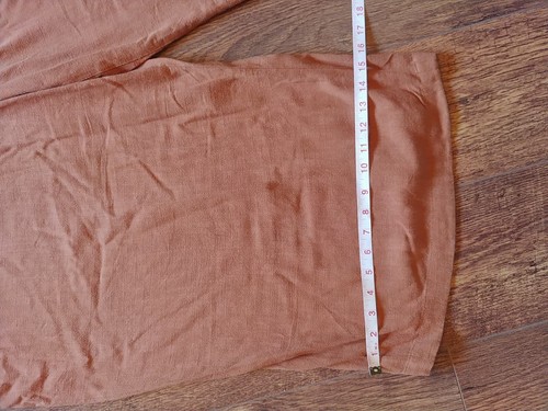 Asos ladies flared trousers rust size 20 - Picture 10 of 10