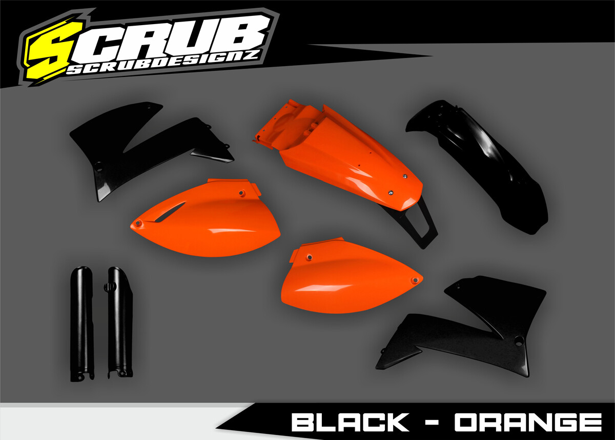 KTM LC4 ENDURO SXC SC 620/625/640 1999-2007 Plastic Body Kit | eBay
