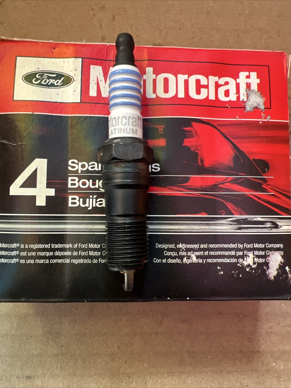 Spark Plug Motorcraft SP-478 set of 4 Platinum