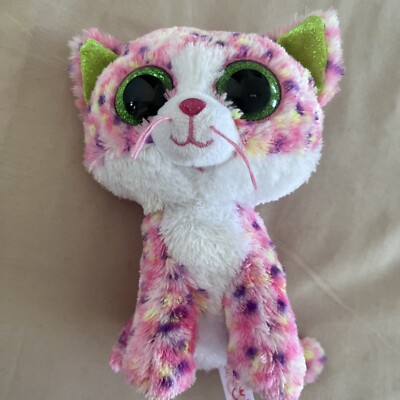 TY Beanie Boo Sophie the Pink Cat UK