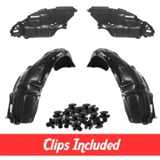 New Front Fender Liner & Engine Under Cover Set W/ Clips For 07-09 Toyota Camry