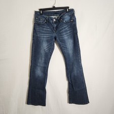 Stetson Womens Jeans Size 12 Blue Regular Denim Hollywood Bootcut