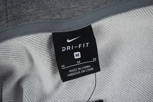 NWT Kids Girls Nike Dry Core FZ Hoodie 859966 091 sz M PInk Grey sweatshirt - Picture 4 of 5