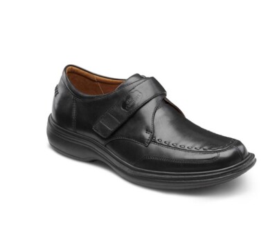Dr. Comfort Frank Mens 11.5W Dress Shoe Loafer Black Leather  display picture 1