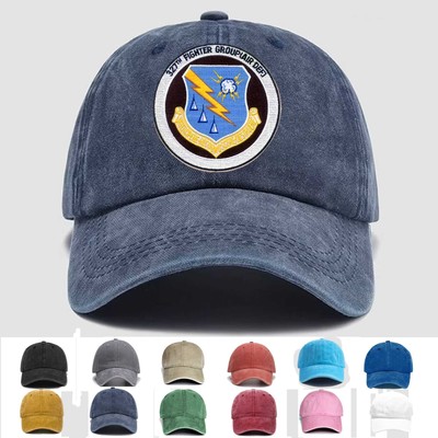 Custom Embroidered Hat 327th Fighter Group (Air Defense), Veteran Cap, Gift Idea