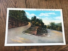 Hairpin Turn Mohawk Trail Massachusetts Postcard