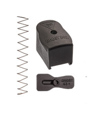 Ghost Inc For Glock 43 9mm 2 Magazine Base Plate With Spring Insert Ghost Inc For Glock 43 9mm 2 Magazine Base Plate With Spring Insert