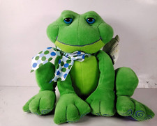 Thad Polz First  Main Green Plush Frog 7" Stuffed Animal