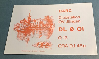 QSL-Karte Funkerkarte Amateur Card --- OA1 * 34