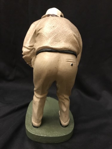 GOLF STATUE von APPARENCE PARIS 1995 The Birdie Putt Resin Statue VINTAGE RAR - Bild 9 von 10