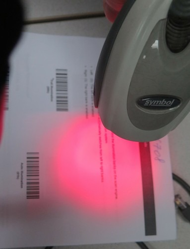 Menge 5 Motorola Symbol Barcode Scanner DS6708 1D 2D beige USB Cross Targeting - Bild 4 von 7