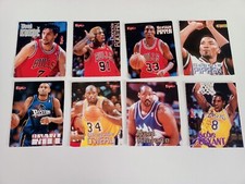 8 Cards Scottie Pippen Dennis Rodman Toni Kukoc Kobe Bryant Karl Malone Shaq