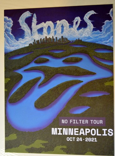 THE ROLLING STONES - GIRA SIN FILTRO - 2021 - PÓSTER - 24 OCT - MINNEAPOLIS - - Imagen 4 de 4