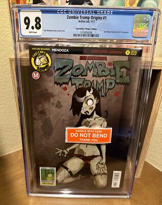 Zombie Tramp #1 Origins 2017 Zombi Con Convention SDCC Dan Mendoza CGC 9.8