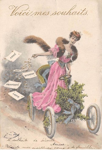 Fantasie - Nr. 70437 - Hier Mes Wünsche - Junge Weiblich Zur Lenkrad Eines Dach