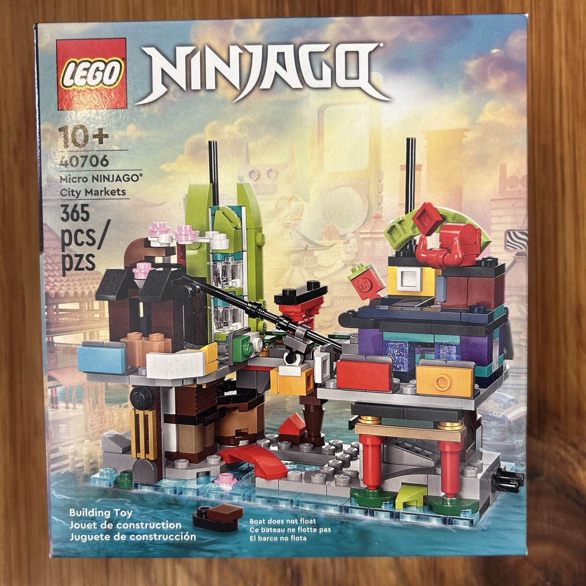 BLACK COLLECTION 初回限定 LEGO 40704 Micro Ninjago City Markets - Limited Edition