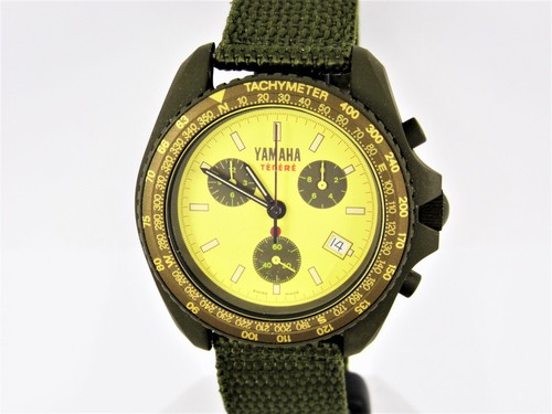 Yamaha Tenere Special Series Green Coated Case ETA 251 262 Swiss Movement  Watch | eBay