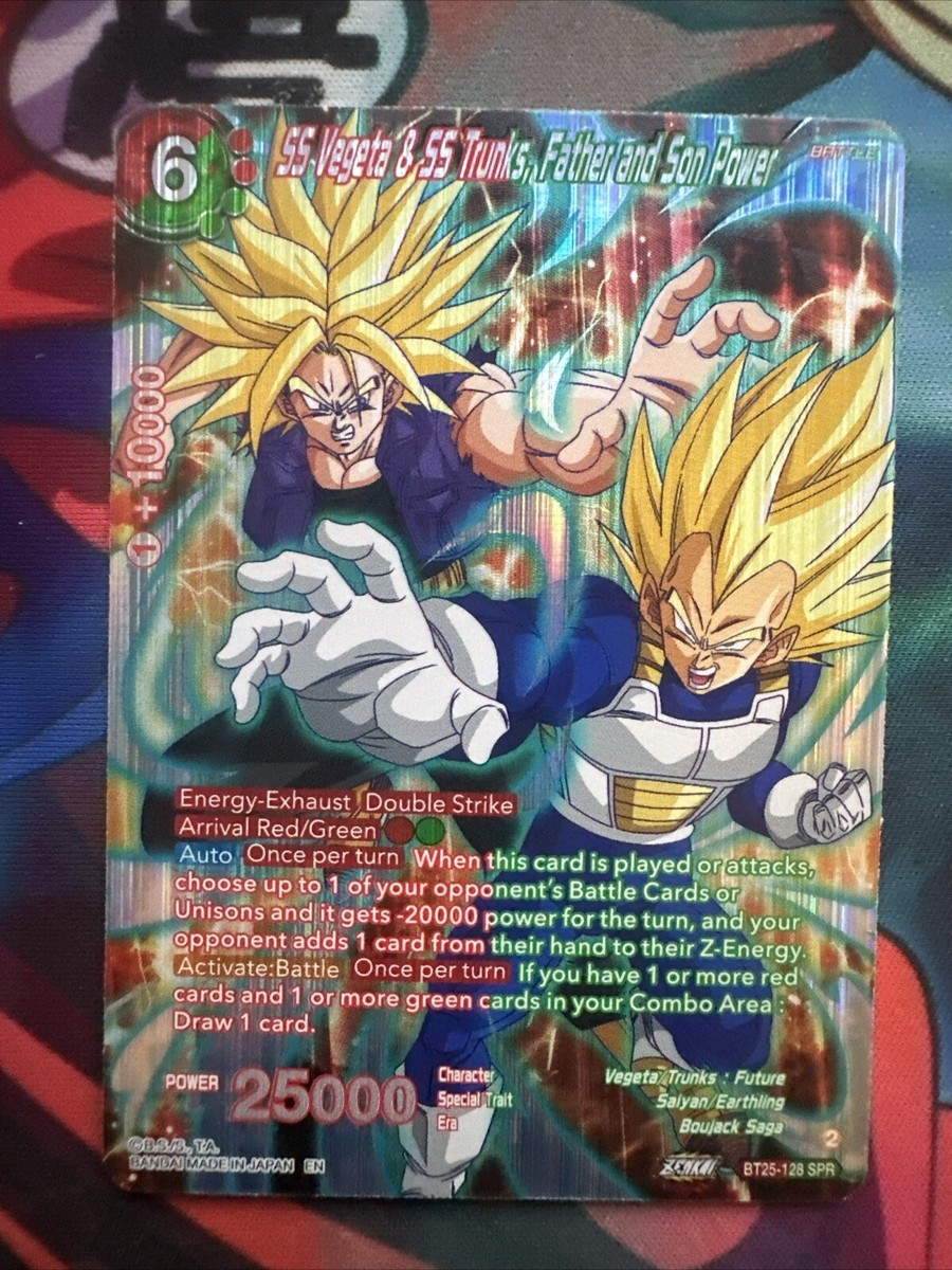 SS Vegeta & SS Trunks, Father and Son Power SPR BT25-128 SS Vegeta & SS Trunks, Father and Son Power SPR BT25-128