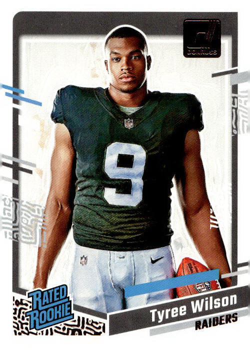 Tyree Wilson 2023 Donruss - Rated Rookie Portrait #3 - Las Vegas Raiders