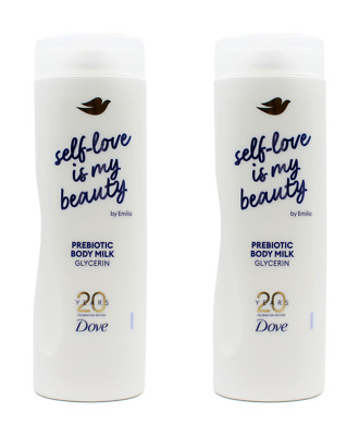 Dove Body Love self-love is my beauty Body Milk Body Lotion , 2x400ml EA414282