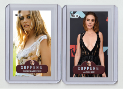 silverstone tobacco Alicia Silverstone rare MH Soppeng #'d x/3 Tobacco card no. 34