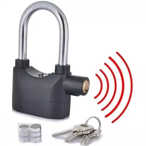 Alarm Schloss Motorrad Schloss Fahrradschloss Boot Schloss lauter Alarm 110dB - Bild 2 von 10