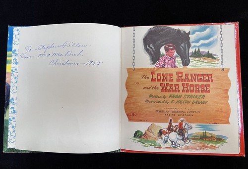 Vintage 1951 Whitman Original: THE LONE RANGER AND THE WAR HORSE - 1st Ed. Book - Picture 2 of 5