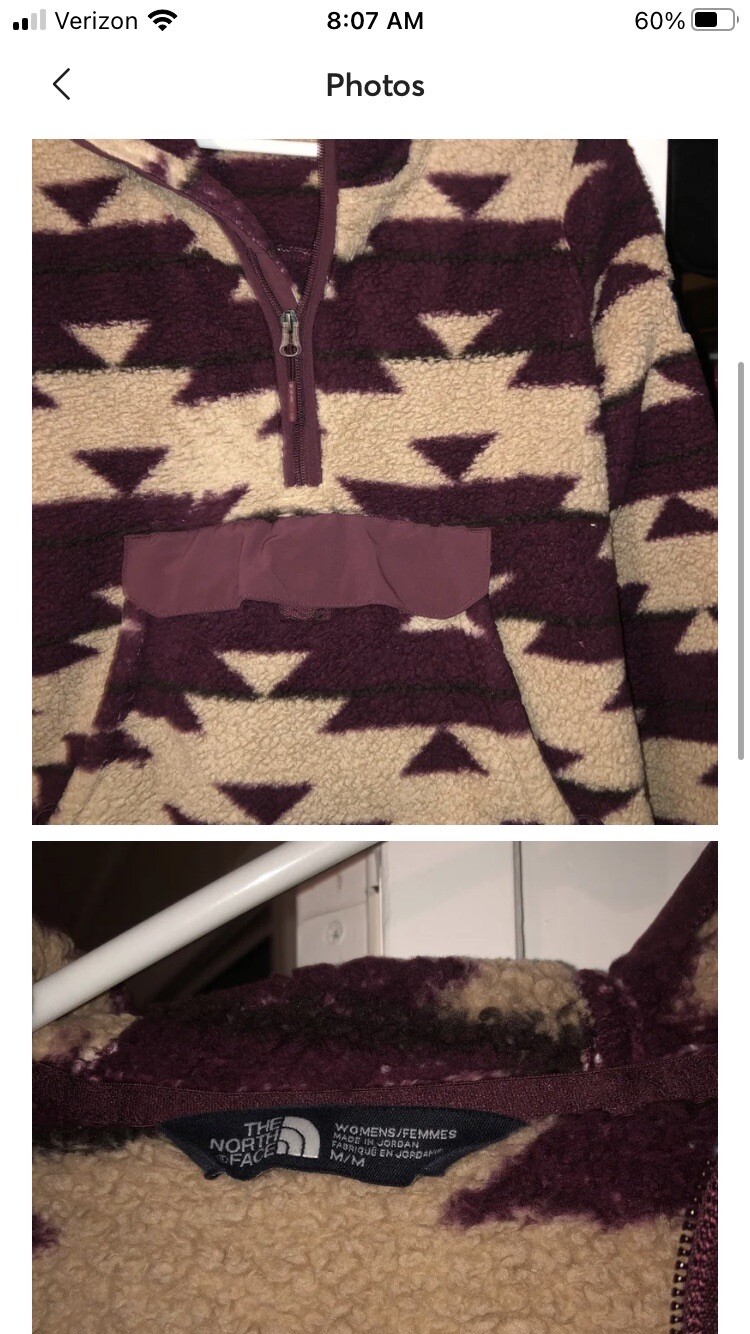 Women’s aztec Pattern North face Pullover - image 2