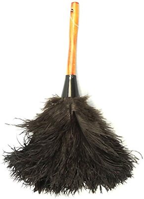 GM Ostrich Feather Duster (Sizes: 14'', 16'', 22'', 28'') Feather Color: Black