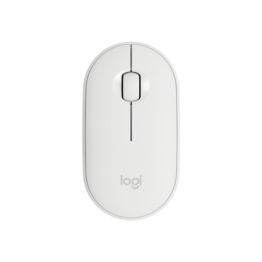 Logitech Pebble M350 White Wireless Mouse 1000 DPI for Gaming
