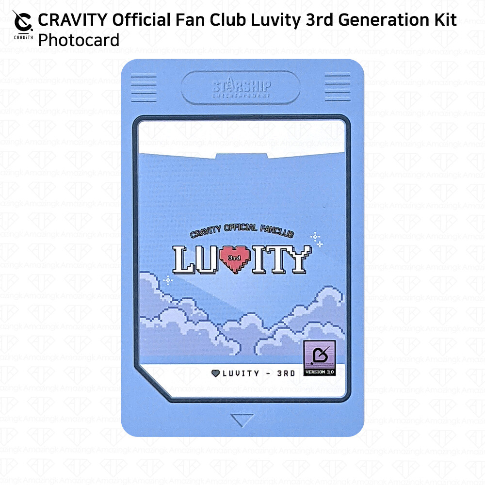 Cravity Official Fanclub Luvity 3rd Generation Kit Photocard