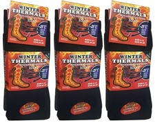 Mens Thick Warm Thermal Socks 3,6 Pairs Winter Outdoor Heated Boot Socks UK 6-11