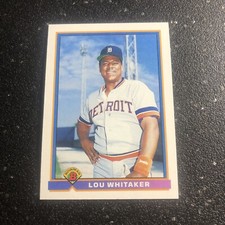 Lou Whitaker 1991 Bowman Baseball #150 MLB Detroit Tigers 2B