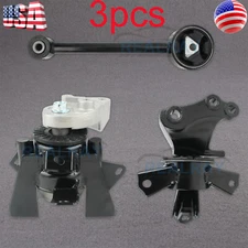 3pcs Engine Motor Mount For 2014-2022 Mitsubishi Mirage / G4 Auto. Transmission