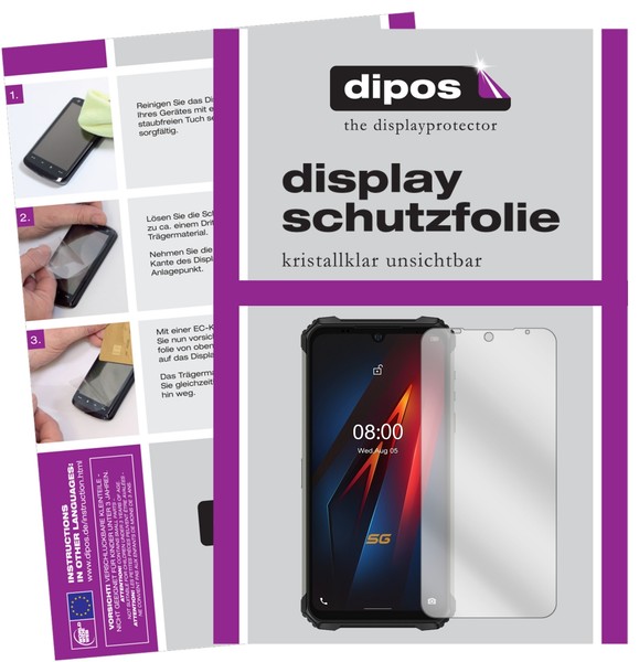 6X Schutzfolie FüR Ulefone Armor 8 Klar Displayschutzfolie Folie Display Schutz-image
