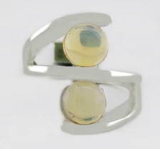 GENUINE 2.28 Cts OPAL RING .925 STERLING SILVER - New With Tag