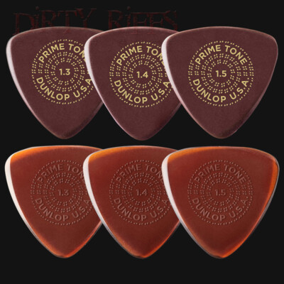 Dunlop Primetone kleine dreieckige Gitarren-Plektren/Gitarrenplektren - Auswahl aus 6 Arten