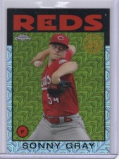 2021 Topps Chrome Mojo Refractor 1986 Anniversary #86BC-72 Sonny Gray Reds